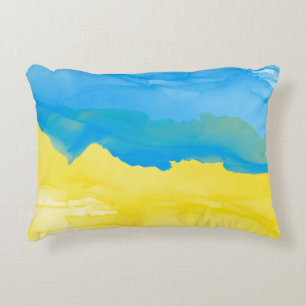 Almofada Decorativa Azul Amarelo Ucrânia