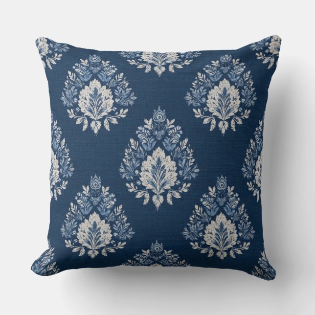 Almofada Decorativa Azul para Lançar (Frente)