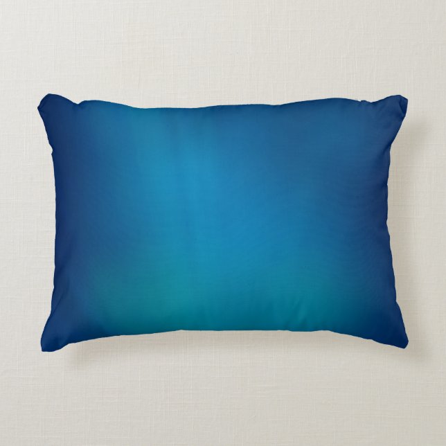 Almofada Decorativa Azul profundo brilho submarino (Frente)