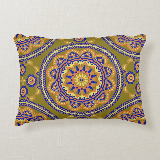 Almofada Decorativa Azulejo Boho (Frente)