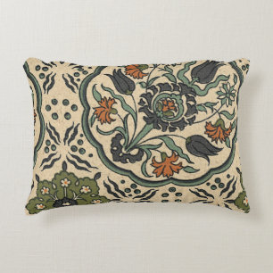 Almofada Decorativa Azulejo Floral Decorativo