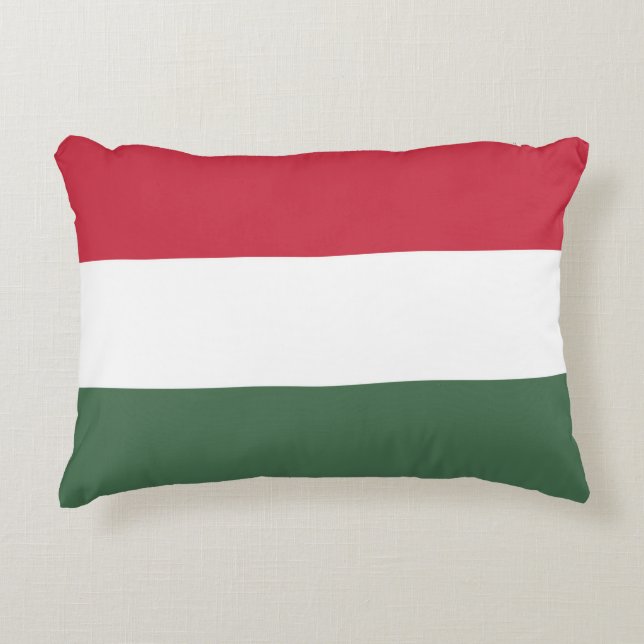Almofada Decorativa Bandeira da Hungria (Frente)
