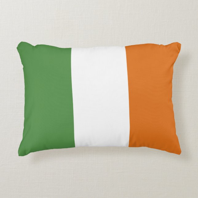 Almofada Decorativa Bandeira da Irlanda (Frente)