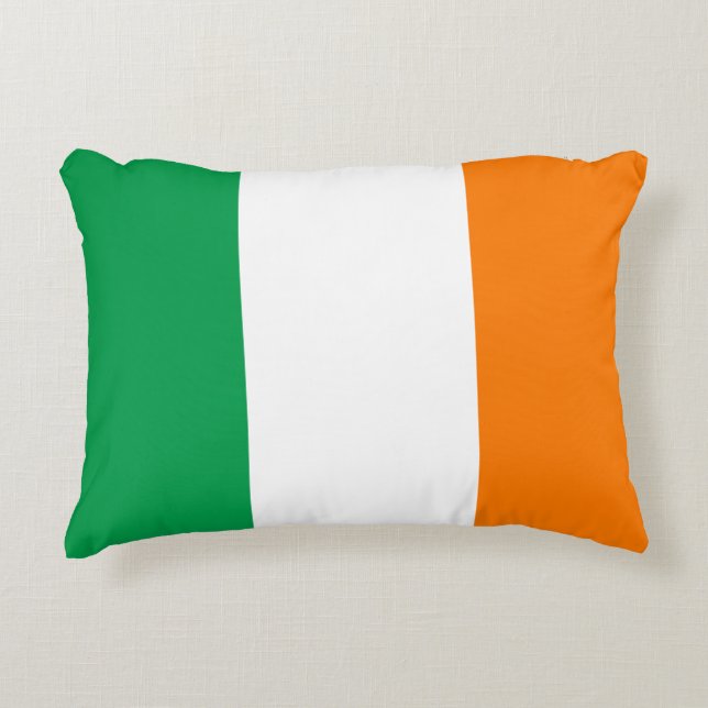 Almofada Decorativa Bandeira da Irlanda (Frente)