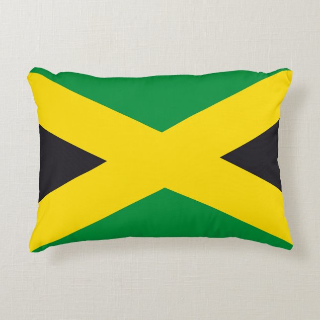 Almofada Decorativa bandeira da Jamaica (Frente)