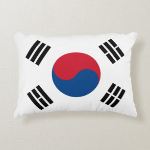 Almofada Decorativa Bandeira de Coreia do Sul