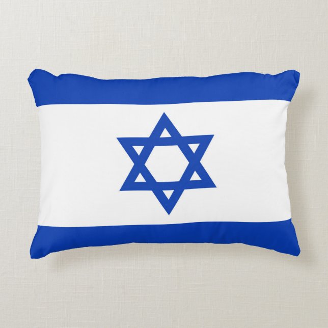 Almofada Decorativa bandeira de Israel (Frente)