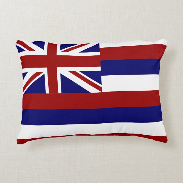 Almofada Decorativa bandeira do Havaí (Frente)