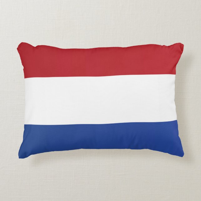 Almofada Decorativa Bandeira dos Países Baixos (Frente)