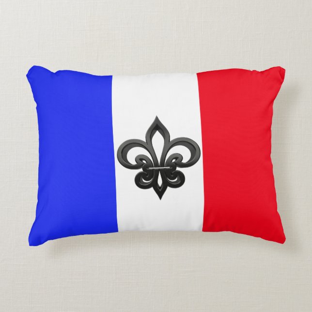 Almofada Decorativa Bandeira francesa (Frente)