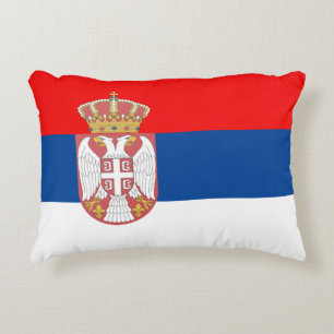 Almofada Decorativa Bandeira sérvio