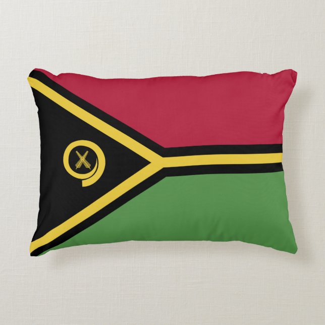 Almofada Decorativa Bandeira Vanuatu (Frente)