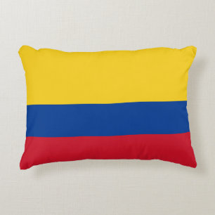 Almofada Decorativa Bandera Colombiana de Tricolor Travesseiro