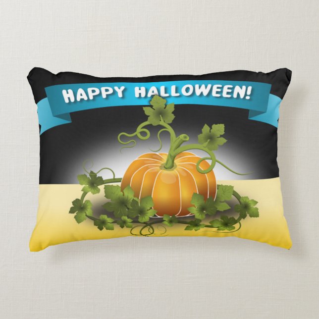 ALMOFADA DECORATIVA BANNER 'HELLOWEEN' (Frente)