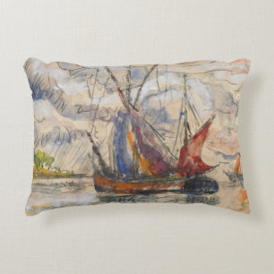 Almofada Decorativa Barcos de pesca em La Rochelle, c.1919-21