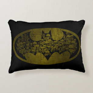Almofada Decorativa Batman Symbol Skulls in Bat Logo