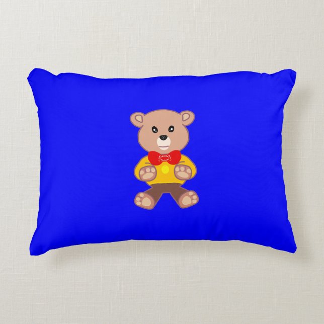 Almofada Decorativa Bear Azul (Frente)