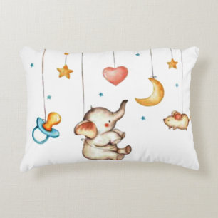 Almofada Decorativa Bebê elefante fofo