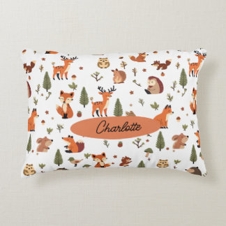 Almofada Decorativa Bebê Personalizado Boho Floresta