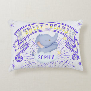 Almofada Decorativa Bela Elefante Doce Sonha Roxo