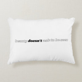 Almofada Decorativa Beleza não Travesseiro