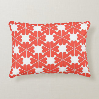 Almofada Decorativa Belo cartão de boas-vindas com fluxo colorido