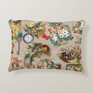 Almofada Decorativa Berçário Alice Colorido Clássico Wonderland Século