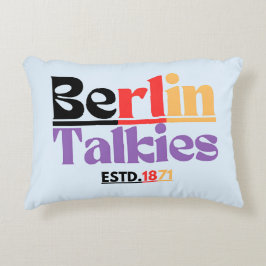 Almofada Decorativa Berlin Talkies ESTD. 1871