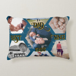 Almofada Decorativa "Best Dad Since" personalizable