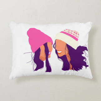 Almofada Decorativa Best Friends Illustration • Modern Accent Pillow
