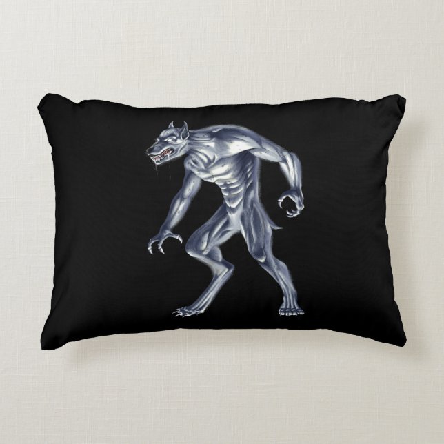 Almofada Decorativa Besta Criptid Dogman (Frente)