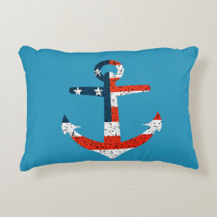Almofada Decorativa Big Flag Anchor Americano