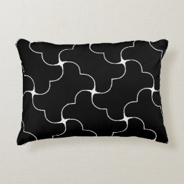 Almofada Decorativa Biscoitos preto e branco