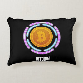 ALMOFADA DECORATIVA BITCOIN