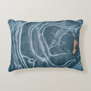Almofada Decorativa Black and gray abstract painting