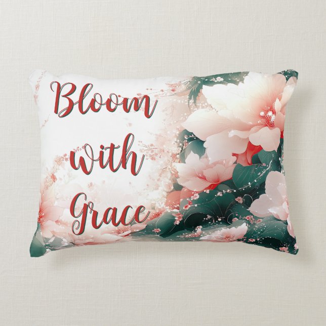 Almofada Decorativa Bloom com Grace Floral (Frente)