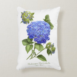 Almofada Decorativa Blue Hydrangeas