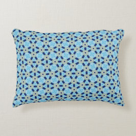 Almofada Decorativa Blue Petal Harmony Accent Pillow