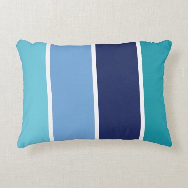 Almofada Decorativa Blue Striped (Frente)