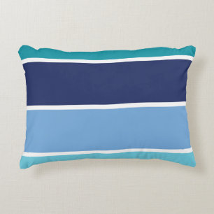 Almofada Decorativa Blue Striped