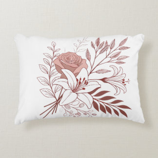 Almofada Decorativa Boho Floral Buquê