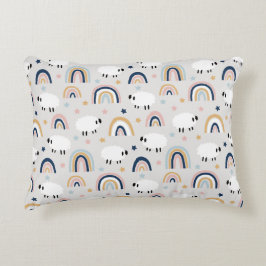 Almofada Decorativa Boho Sheep Rainbow Impressão