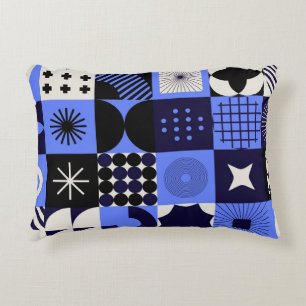 Almofada Decorativa Bold Geométrico Bauhaus - Padrão Retrofuturista