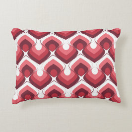 Almofada Decorativa Bold Retro Modern Motif in Pinks