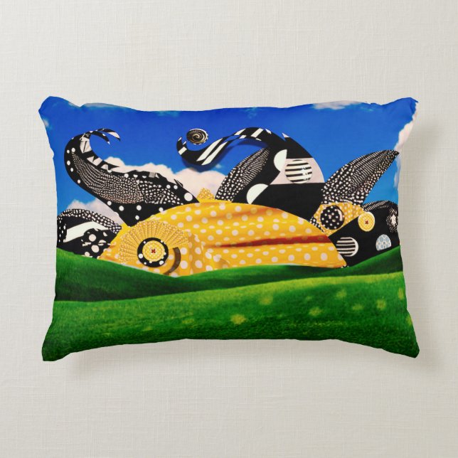 ALMOFADA DECORATIVA BOLINHAS SUN! (Frente)