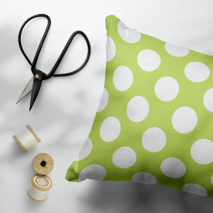 Almofada Decorativa Bolinhas verdes, padrão de Bolinhas, pontos, ponto