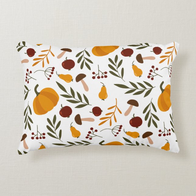 Almofada Decorativa Bombas, Pomegranatos e Peras (Frente)