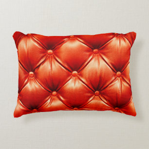 Almofada Decorativa Bonito sofá estofado de couro com botões