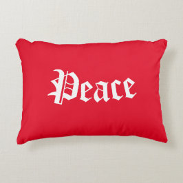 Almofada Decorativa Bonito travesseiro de sotaque de Natal "Peace" ver