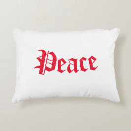 Almofada Decorativa Bonito travesseiro de sotaque de Natal "Peace" ver